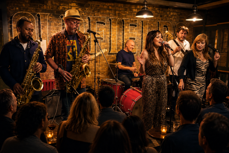 SoulFunks Soul & Funk band on stage